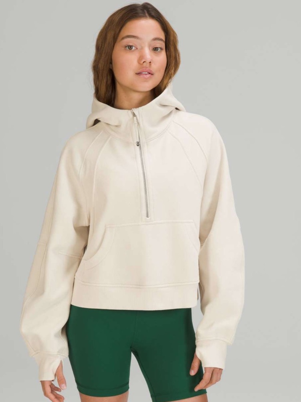 Lululemon Scuba Oversized Half-Zip Hoodie
Cream Size XS / Size Small